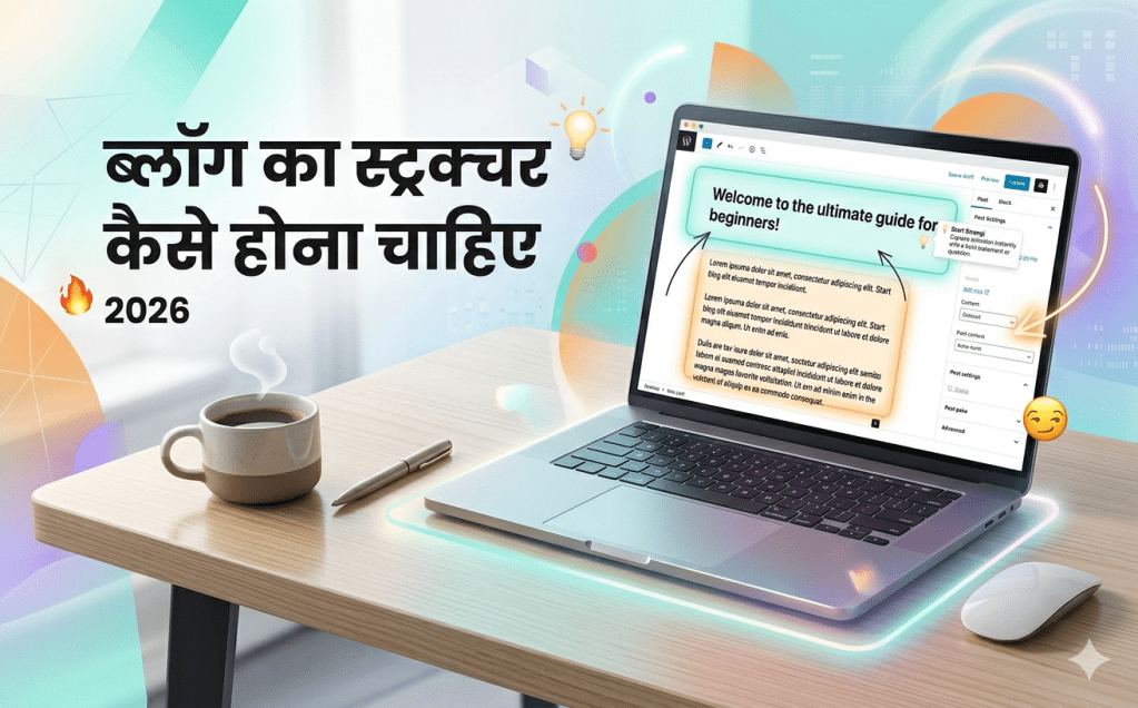 Blog Ka Structure Kaise Hona Chahiye 2026 Cover Image for Beginners